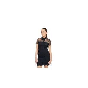 Sandro Paris Rozen black lace dress size 1